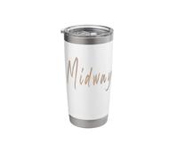 Midway Utah Vintage Elegant Design Stainless Steel Insulated Tumbler