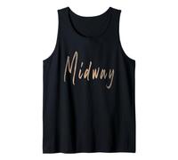 Midway Utah Vintage Elegant Design Tank Top