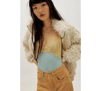 Midweek Dance Bodysuit by Intimately at Free People in Desert Mist Combo, Size: Small - female