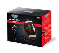 Midwest American Football Gift Set, Pump and Kicking Tee | Weather-resistant Textured Grip Ball, Gift Idea for Training, Passing, Catching and Kick Practice