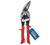 MIDWEST Aviation Snip Left Cut Offset Cutting Shears with Forged Blade & Kush'n-Power Comfort Grips MWT-SS6510L