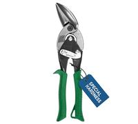MIDWEST Aviation SnipRight Cut Offset Stainless Steel Cutting Shears with Forged Blade & Kush'n-Power Comfort GripsMWT-SS6510R
