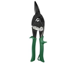 Midwest Blackout Series Aviation Snip - Right Cut Regular Tin Cutting Shears with Forged Blade & KUSH'N-Power Comfort Grips - MWT-6716RO