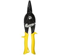 Midwest Blackout Series Aviation Snip - Straight Cut Regular Tin Cutting Shears with Forged Blade & KUSH'N-Power Comfort Grips - MWT-6716SO