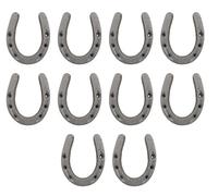 Midwest Craft House Small Cast Iron Horse Shoe Decorations - Pack of 10