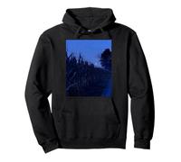Midwest Gothic Aesthetic Rural Appalachia Moon Corn Field Pullover Hoodie