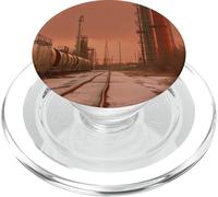 Midwest Gothic Aesthetic Rural Train Refinery Winter Vibes PopSockets PopGrip for MagSafe