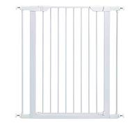 MidWest Homes for Pets 99.06 cm High Walk-thru Steel Pet Gate, 73.66 - 96.52 cm Wide; Soft White; 2939SW