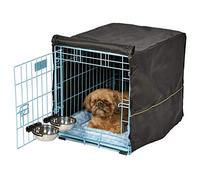 MidWest Homes for Pets Blue Fashion iCrate Starter Kit, 61 cm Dog Crate Bundle for Small Dogs, Includes Cage, Pet Bed, 2 Bowls and Privacy Cover