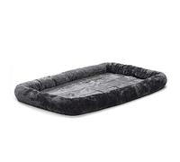 MidWest Homes for Pets Bolster Dog Bed, 121.92 cm (48-Inch) Long, Ideal for Extra Large Dog Breeds, Gray, Model 40248-GY