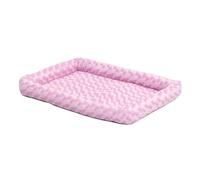 MidWest Homes for Pets Bolster Dog Bed 60.96 cm (24-Inch) Long Dog Bed or Cat Bed w/Comfortable Bolster; Ideal for Small Dog Breeds; Pink; Model 40224-PK