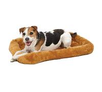 MidWest Homes for Pets Bolster Dog Bed 60.96 cm (24-Inch) Long Dog Bed or Cat Bed w/Comfortable Bolster; Ideal for Small Dog Breeds; Cinnamon; Model 40224-CN