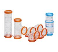 MidWest Homes for Pets Curvy Hamster Tube Value Pack, Compatible on All Midwest and Ferplast Hamster Cages, Model FP-CTVP