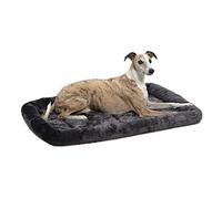 MidWest Homes for Pets Bolster Dog Bed 91.44 cm (36-Inch) Long Dog Bed or Cat Bed w/ Comfortable Bolster; Ideal for "Medium" Dog Breeds; Gray; Model 40236-GY