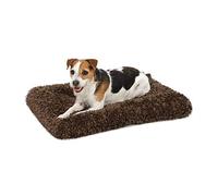 MidWest Homes for Pets Small QuietTime Deluxe Coco Chic Pet Bed, Ultra-Soft & Overstuffed, Machine Washable, Fits 61 cm Crate