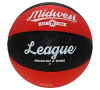 Midwest Unisex-Youth League Basketball, Black, 6