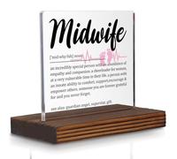 Midwife Appreciation Gift Desk Sign for Birth Support Nurse, Thank You Plaque for Midwives, Office Decor for Women’s Health Heroes, Empathy and Empowerment Gift PA061