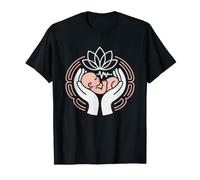 Midwife Birth Sacred Calling Newborn Baby Hands Care Worker T-Shirt