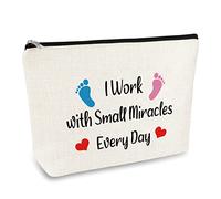 Midwife Gift Labor Delivery Nurse Gifts Makeup Bag Midwife Thank You Gift Cosmetic Bag Doula Nurse Gift OBGYN Doctor Appreciation Gift Nurse's Day Birthday Mother's Day Gift for Midwife Travel Pouch