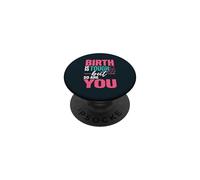 Midwife Positive Labor Delivery Birth Doula PopSockets Adhesive PopGrip