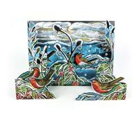 Midwinter Robins Pop-up 3D Advent Calendar | Bird Christmas Calendar - 40x30cm
