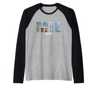 Mie Prefecture Japan City Mie Established Vintage Design Raglan Baseball Tee
