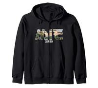 Mie Prefecture japan Mie City Established vintage Design Zip Hoodie