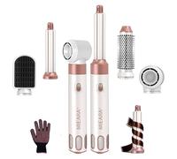MIEARA 5 in 1 Hair Styler & Air Styler, 1000W Ionic Hair Dryer with 3 Heat Settings, Auto Wrapping Hair Curlers, Hot Air Brush, Straightening Brush for Quick Styling and Volumising for All Hair Types