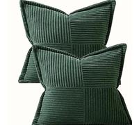 Miecoae Corduroy Soft Decorative Pillow Case 50x50 50x80 70x70 cm Square Rectangle Cushion Covers Throw Pillow Cover, Home Decorations for Sofa Couch Bed Chair(A4,80x80cm 2pack)