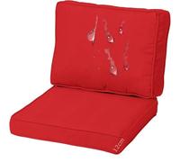 Miecoae Replacement Garden Cushions Christmas Waterproof80% Customize Thick Seat Back Pads for Indoor Outdoor Rocking Chairs Patio Garden Seating Rattan Furniture with Ties(40x70x12 cm)