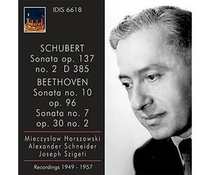 Mieczyslaw Horszowski - Schubert: Sonata Op. 137 No.2 D385 / Beethoven: Sonata No.10 Op.96 - Sonata no.7 op.30 no.2