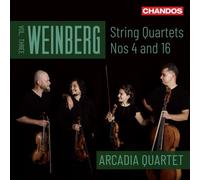 Arcadia Quartet - Mieczyslaw Weinberg: String Quartets, Vol. Three, Nos 4 and 16
