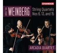 Arcadia Quartet - Mieczyslaw Weinberg: String Quartets, Vol. 4 (Nos 6, 13 and 15)