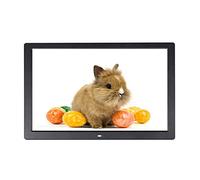 MIED Digital Frame,17.3In Large Screen Display 16:9 Wide Screen 1440X900 High Resolution Picture Music Video Player Calendar,Black