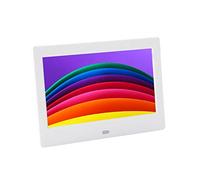 MIED Digital Frame,800X600 High Resolution Fhd IPS Screen Image Preview Video Support USB and Sd Card, Remote Control,White