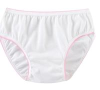 MIEGUIWOR 5 Pc Women Disposable Underwear,Pure Cotton Disposable Underwear For Women Postpartum,Maternity Underwear,Womens Disposable Underwear Panties Briefs For Travel,Hotle,SPA,Hospital (White,XL)