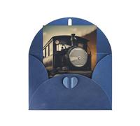 MIEKGPS locomotive All-Occasion Card Birthday Thank You Sympathy Christmas Greeting Cards Envelopes