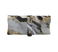 MIEKGPS luxury Marble pattern Print Eyeglasses Case Sunglasses Case Reading Glass case Reading Glasses Bag Women Men, White, One Size