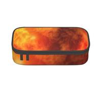 MIEKGPS mars planet print Makeup Bag Cosmetic Bag Large Capacity Pencil Case Pouch Organizer Portable Bag, Black, One Size, Modern
