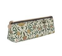 MIEKGPS Plants and Fruits print personalized Leather Pencil Case Bag Makeup Cosmetic Holder Pouch Stationery Bag