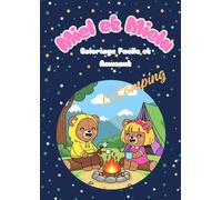 Miel et Miela Coloriage Facile et Amusant Le Camping