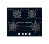 Miele 63cm Gas on Glass 4 Burner Gas Hob - Black