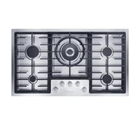 Miele 89cm Low Profile 5 Burner Gas Hob KM2354-1 Stainless Steel