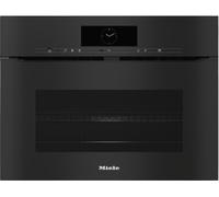Miele ArtLine H7840BMX-OBBL Obsidian Black Built-In Compact Combination Microwave Oven