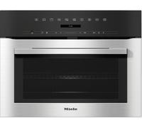 Miele ContourLine H7140BM Clean Steel Built-In Compact Combination Microwave Oven
