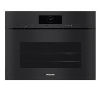 Miele DGC 7845 HCX Pro Handleless Compact Combi Steam Oven with Mains Water & Drain Connection - Obsidian Black