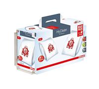 Miele FJM HyClean 3D 9922740 Maxi Pack 16 Dust Bags, Pack of 4, Motor Protection Filter 4 Exhaust Filter