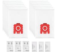 Miele FJM Vacuum Bag Replacement 3D Efficiency FJM Vacuum Bags,Compact C3 C2 C1 9917710 S700 S500 S4000 and S6000 Series Vacuums Cleaners (ZLK-FJM12P)