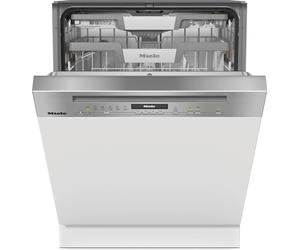 Miele G 7210 SCi EDST/CLST Semi Integrated Full Size Dishwasher - Stainless Steel Control Panel with Fixed Door Hinge Kit Stainless Steel