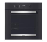 Miele H2455BP - BAD BOX ContourLine Pyrolytic Built In Single Oven - BLACK